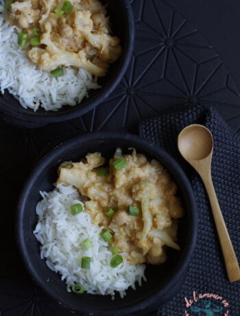 Curry de pois chiches et chou-fleur